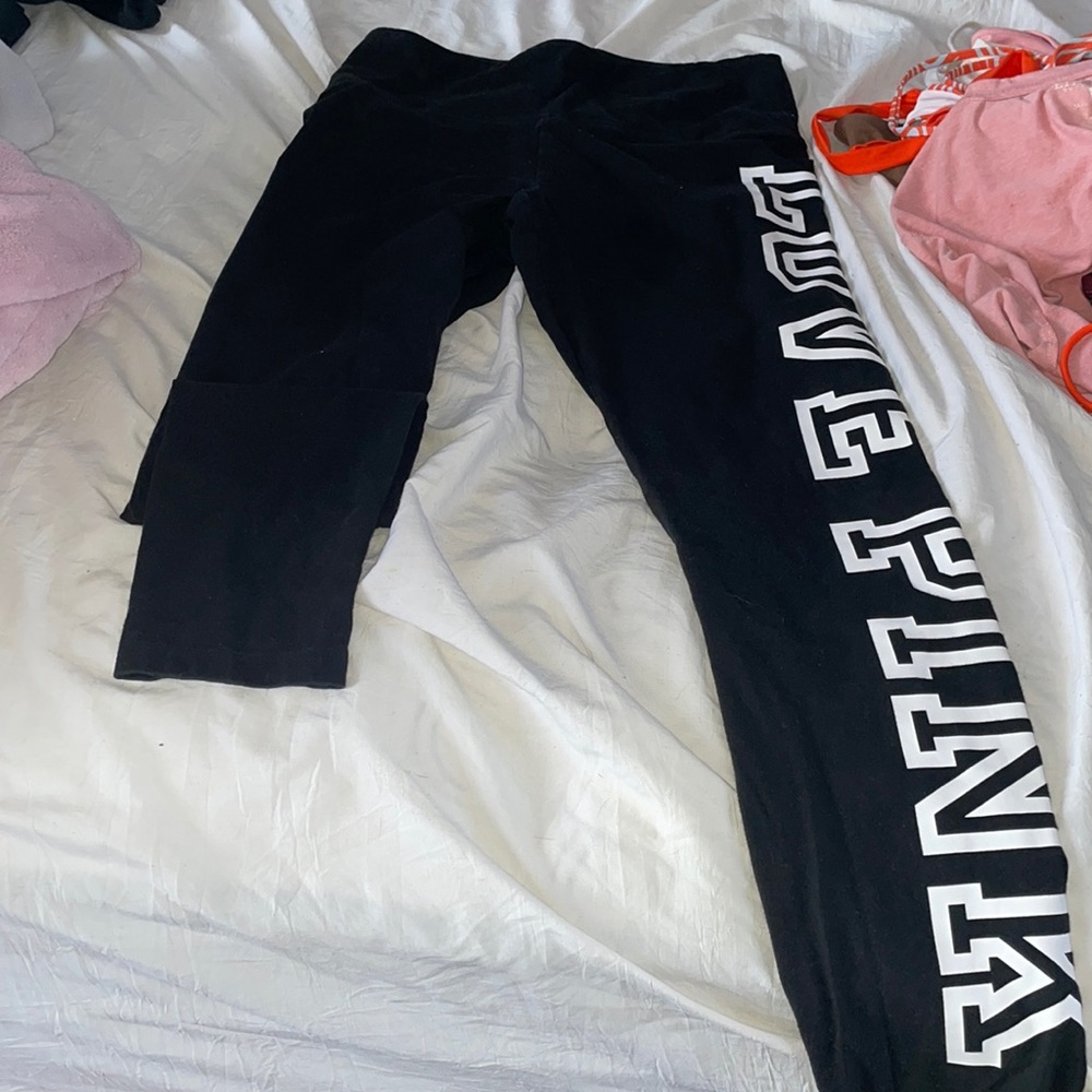 size L PINK leggings